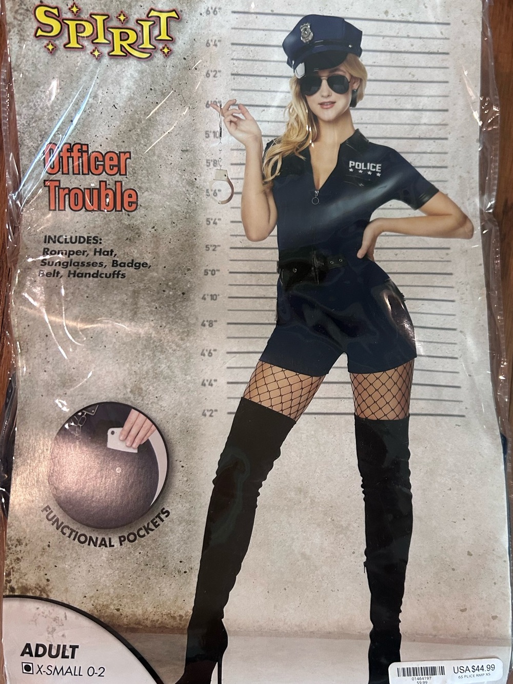 Spirit Officer Trouble Halloween Costume - XS